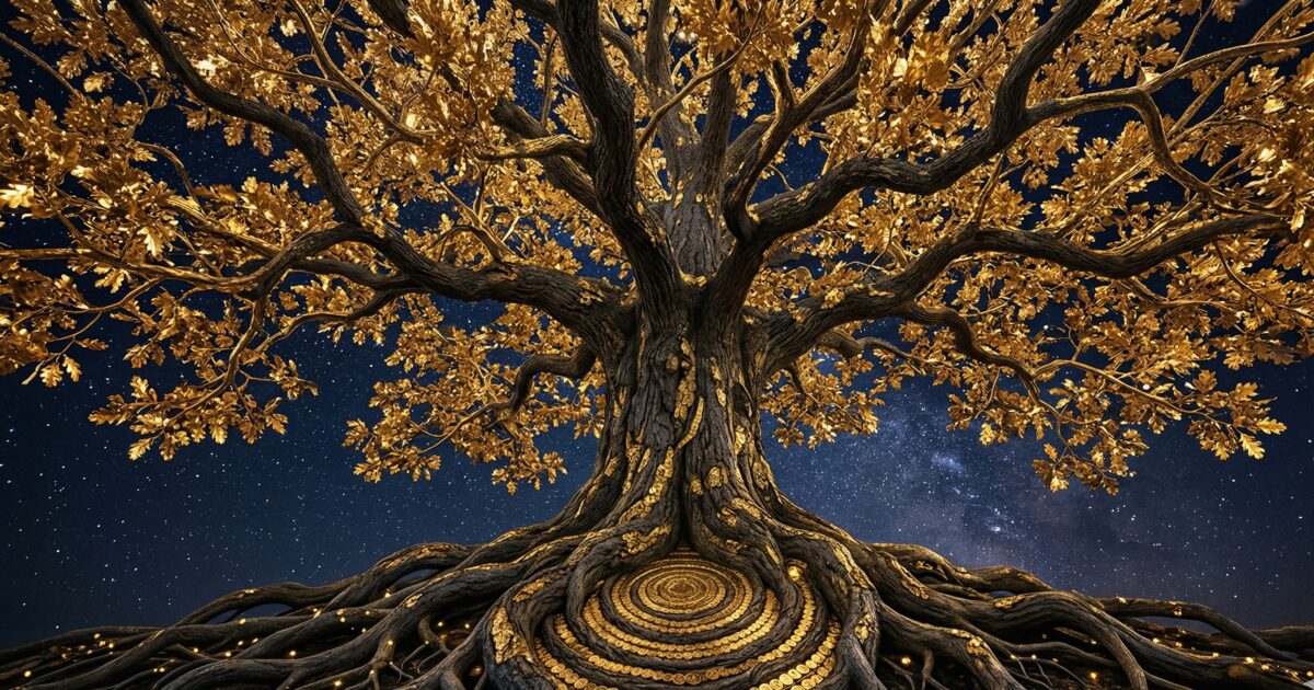 Historic family estate gates, representing dynasty wealth strategies of families like the Rockefellers